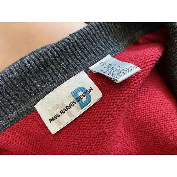 Vintage Women's Cardigan Sweater Snowflake Paul Harris Designs Christmas Small - Picture 4 of 6